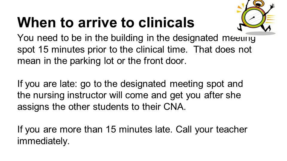 clinical orientation scrubs and appearance scrubs should be