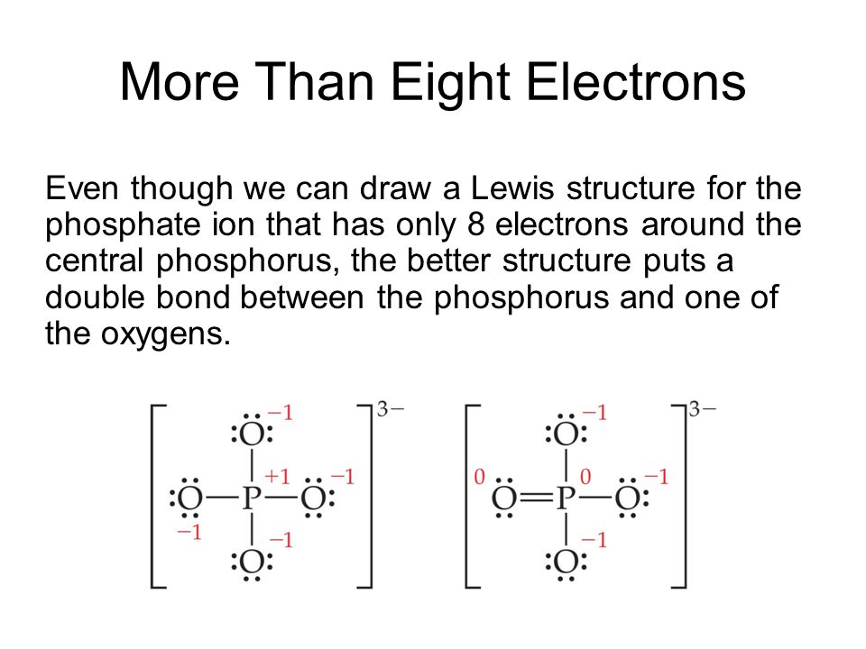 More Than Eight Electrons Even though we can draw a Lewis structure for the...