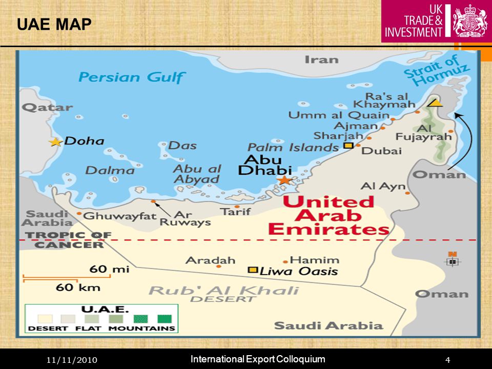11/11/20104 UAE MAP International Export Colloquium
