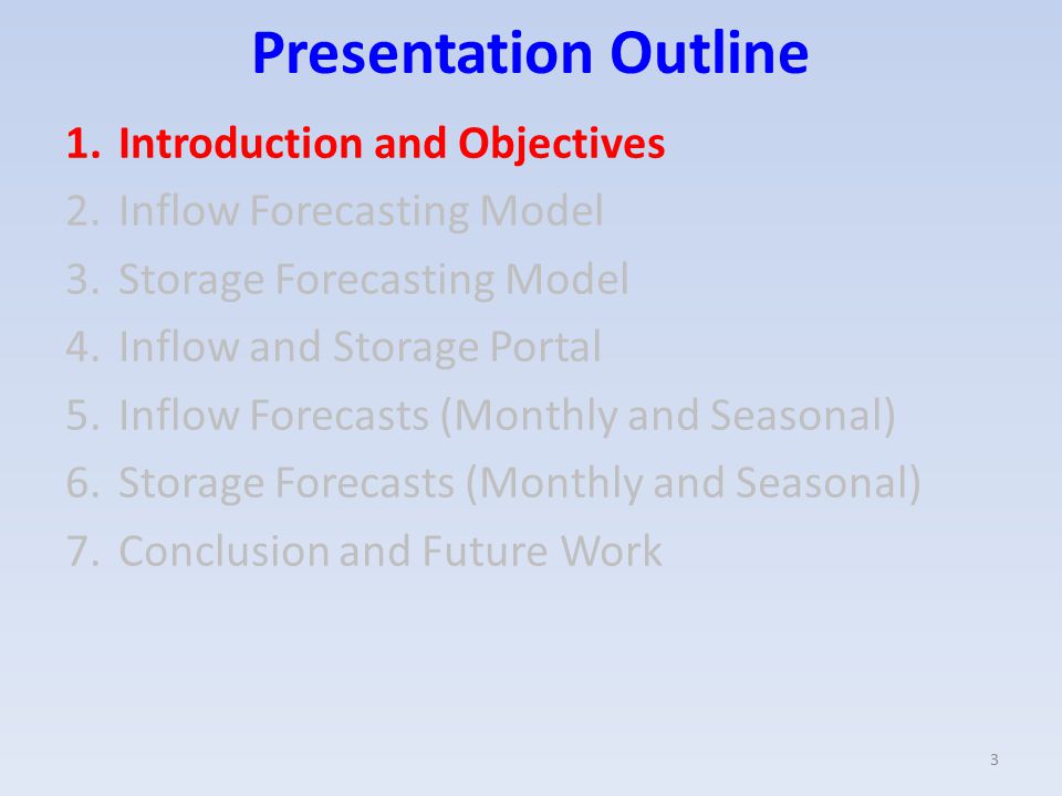 Presentation Outline 3