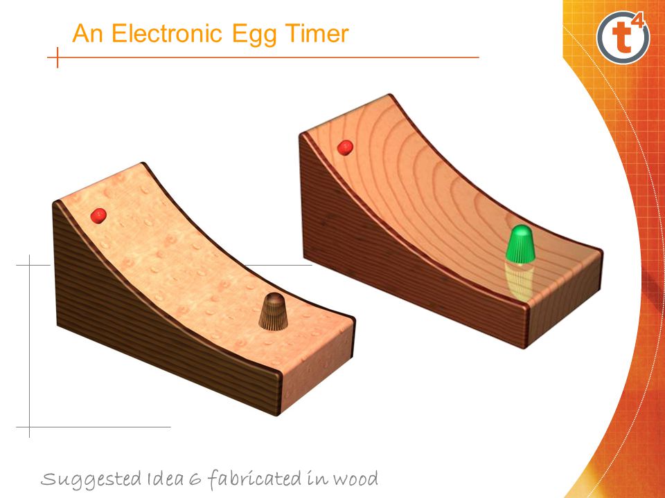 An Electronic Egg Timer Suggested Idea 6 fabricated in wood