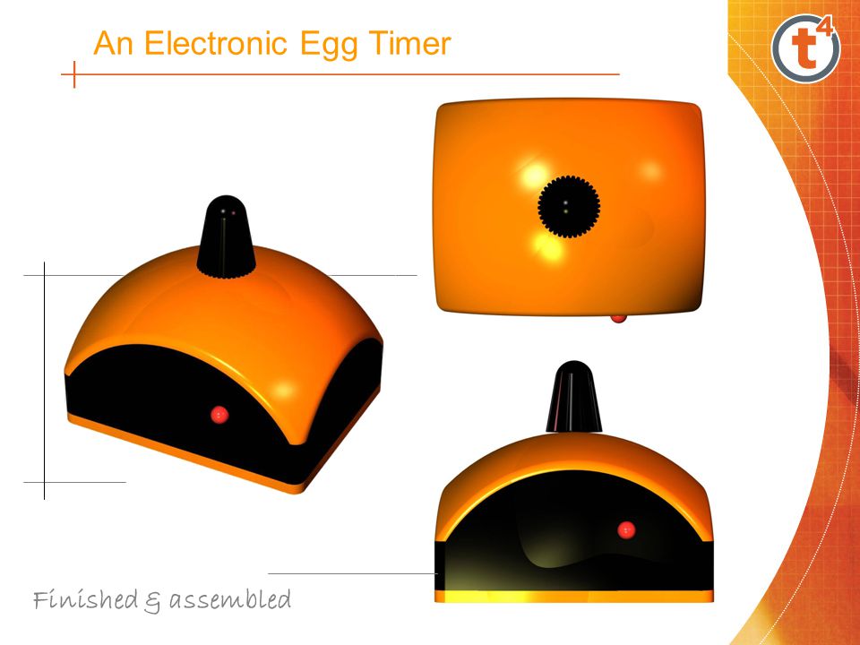 An Electronic Egg Timer Finished & assembled