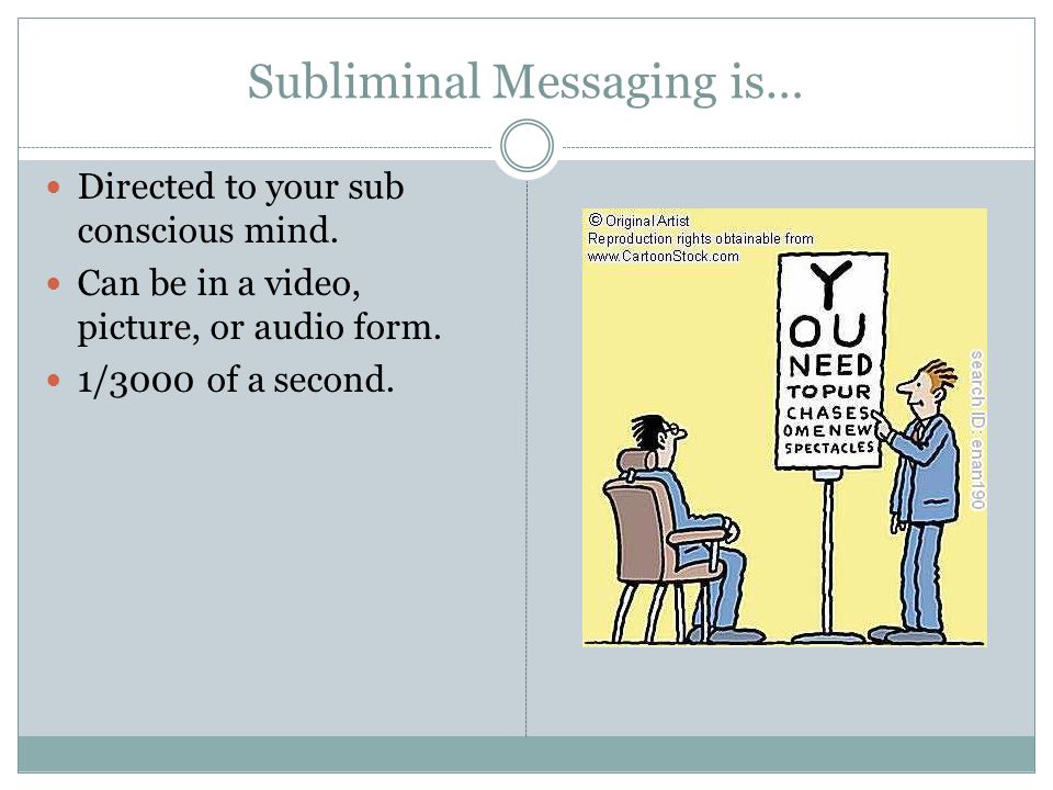 Meaning subliminal 10 Hidden