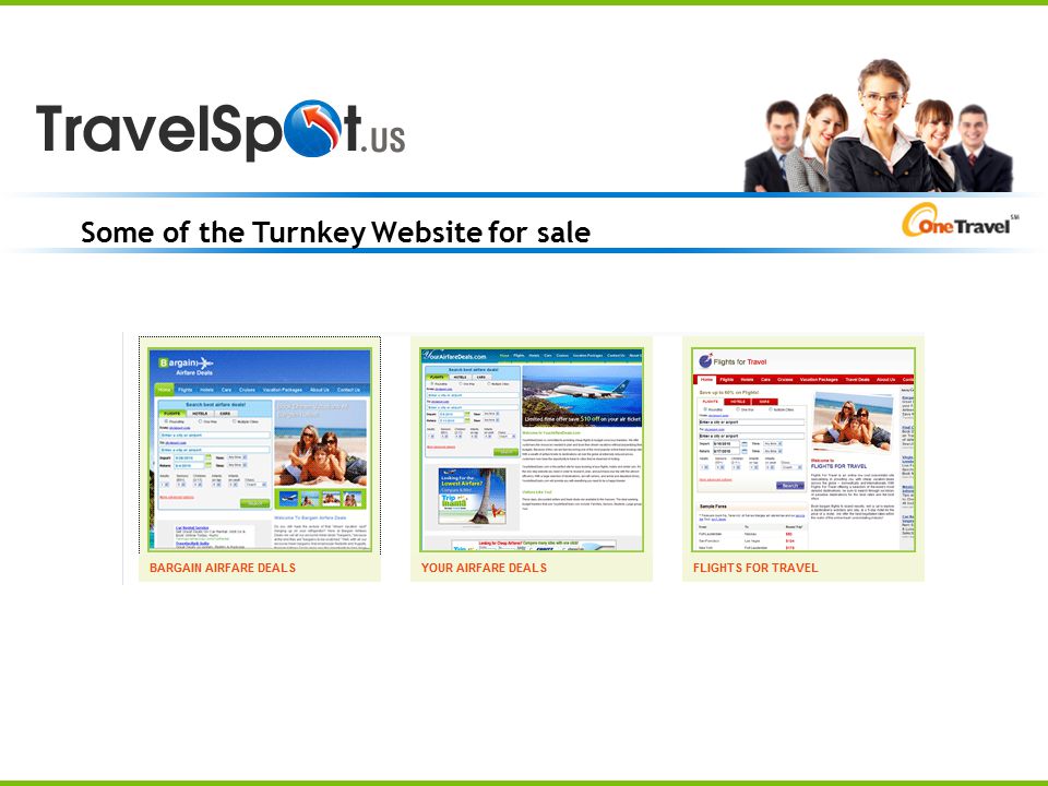 Some of the Turnkey Website for sale
