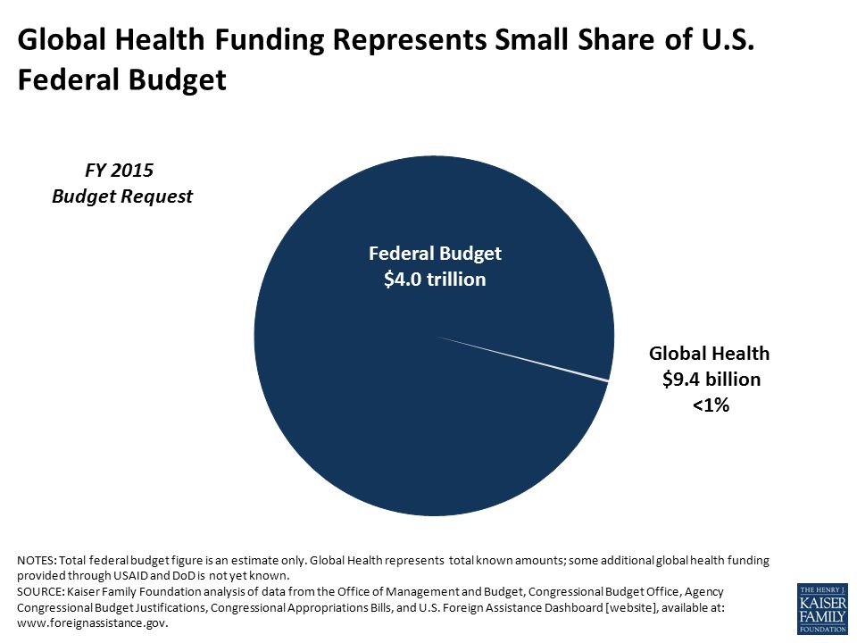 Global Health Funding Represents Small Share of U.S.