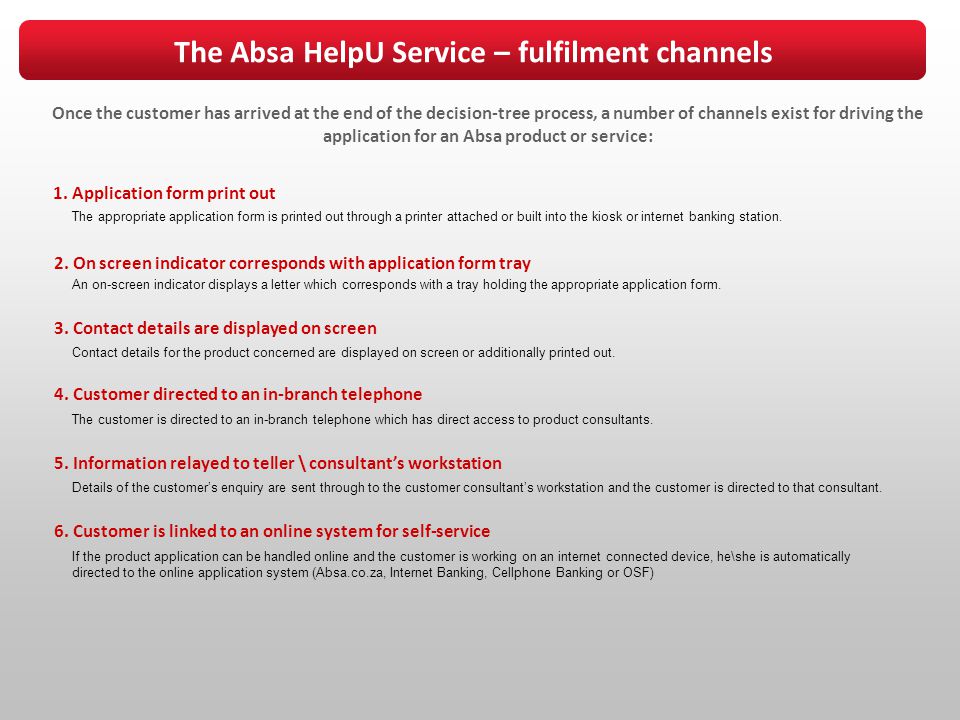 Absa Helpu Service Using Technology To Inform Customers And Drive