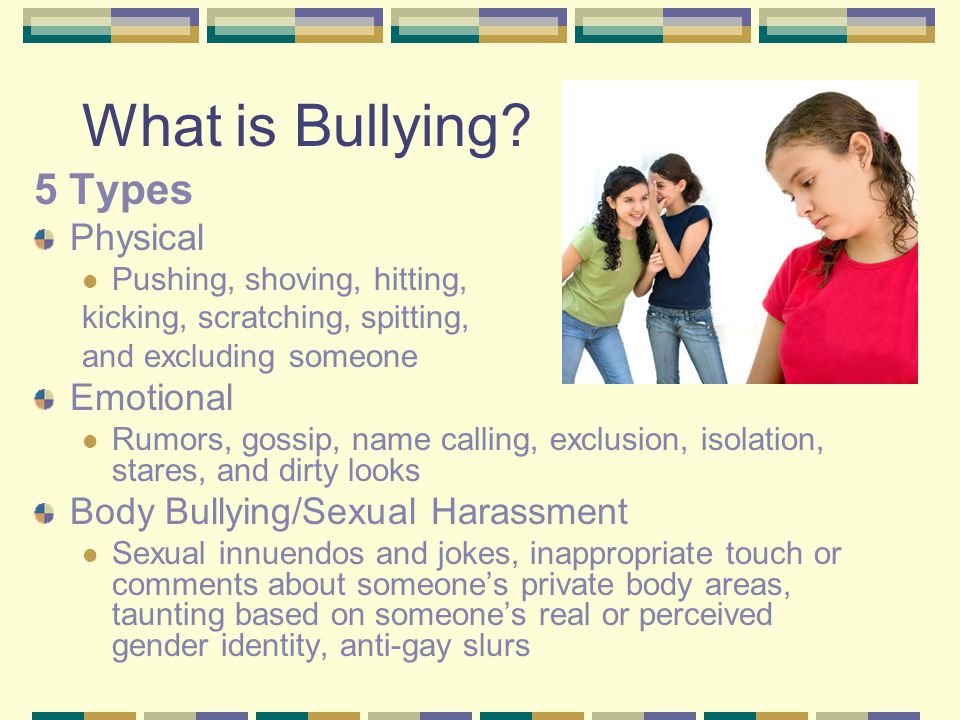 What is Bullying.