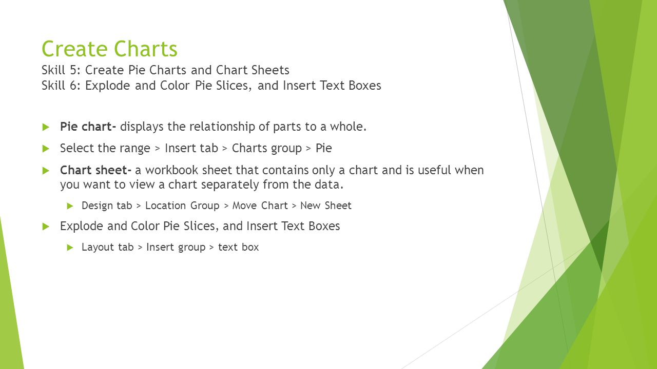 A Workbook Sheet That Contains Only A Chart