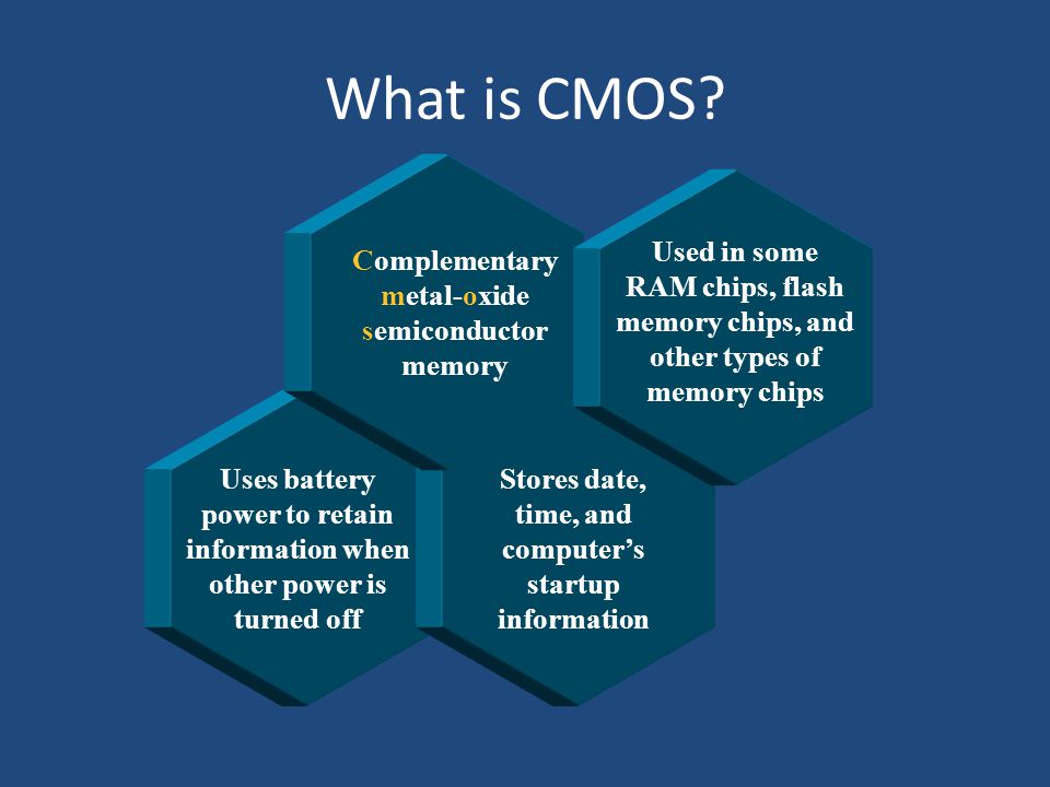What is CMOS.