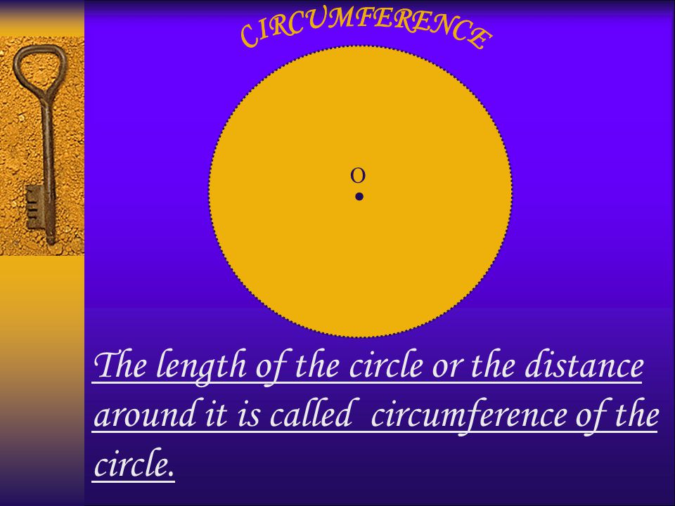 O D I A M E T E R A Line segment passing through the centre of the circle and whose end points lie on the circle is called the diameter of the circle.