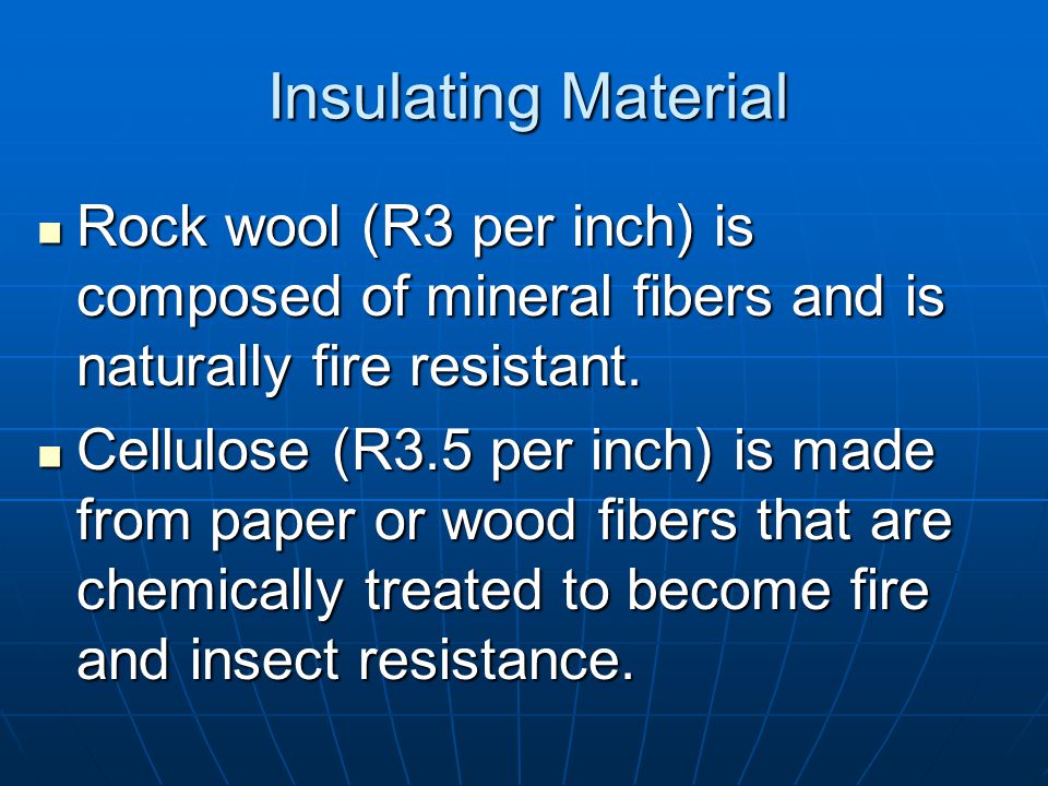 Insulating Material Loose fill insulation is either poured in or blown in.