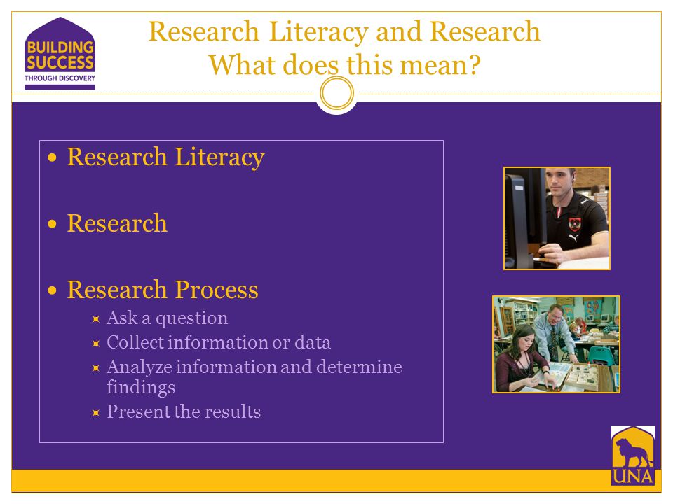 Research Literacy and Research What does this mean.