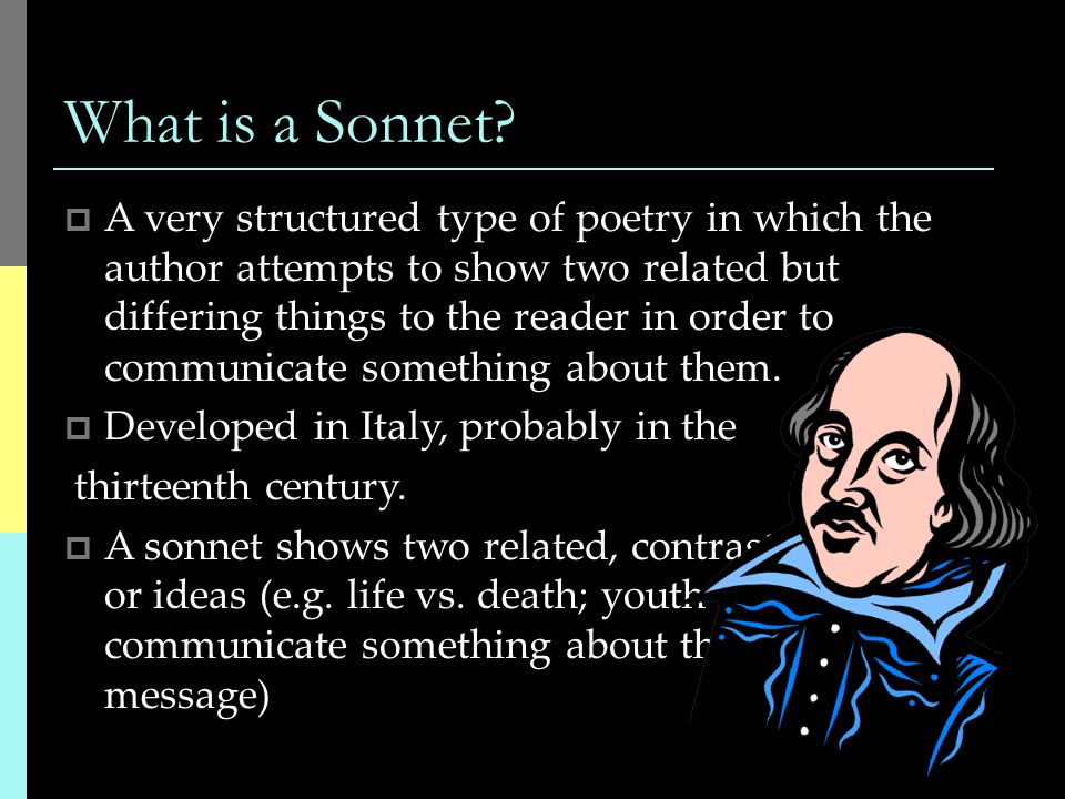 What is a Sonnet.