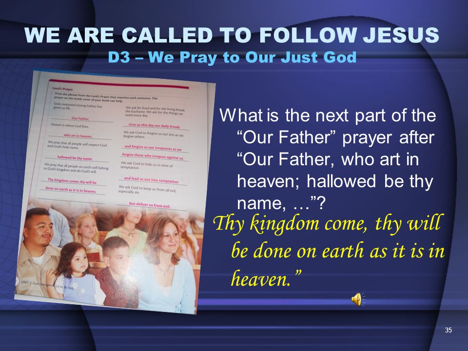 WE ARE CALLED TO FOLLOW JESUS BELLWORK34