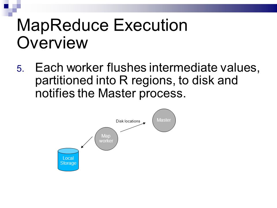 MapReduce Execution Overview 5.