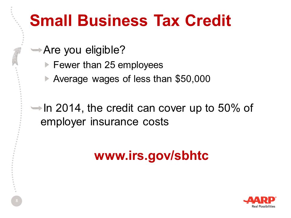 Small Business Tax Credit Are you eligible.