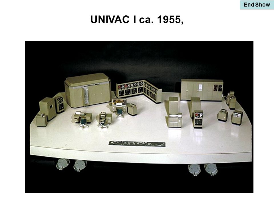 End Show UNIVAC I ca. 1955,