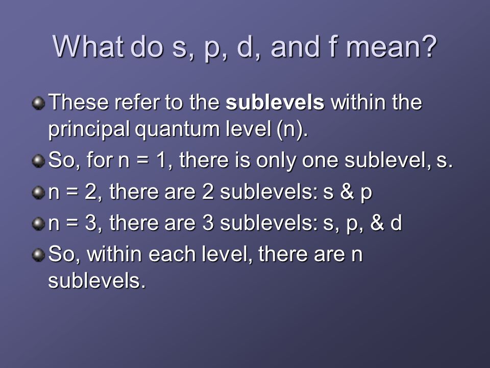 What is S and P stand for?