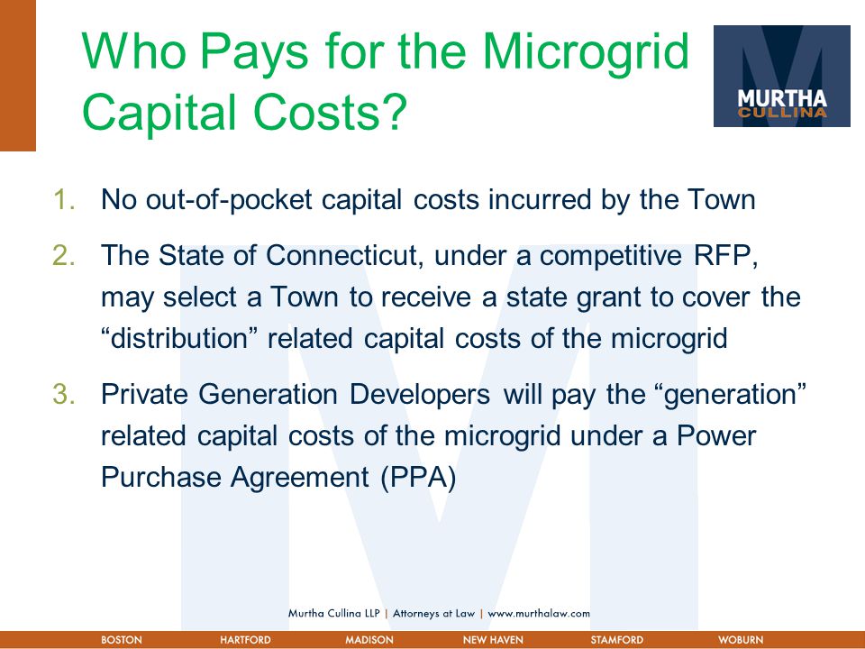 Who Pays for the Microgrid Capital Costs.