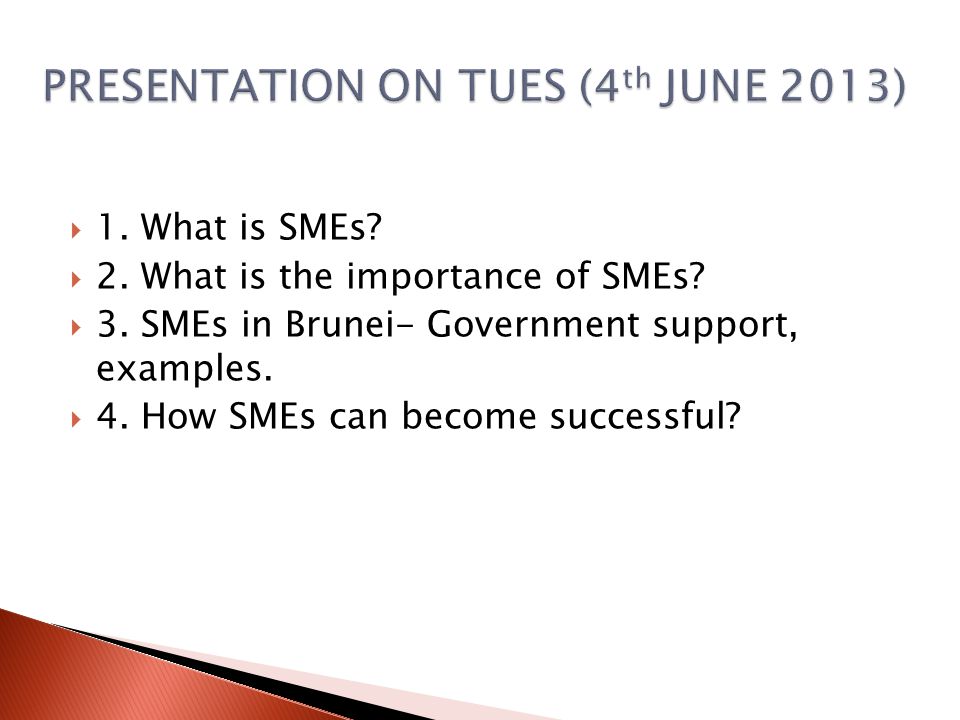  1. What is SMEs.  2. What is the importance of SMEs.