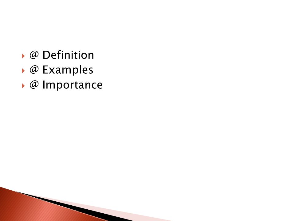 Definition Examples Importance