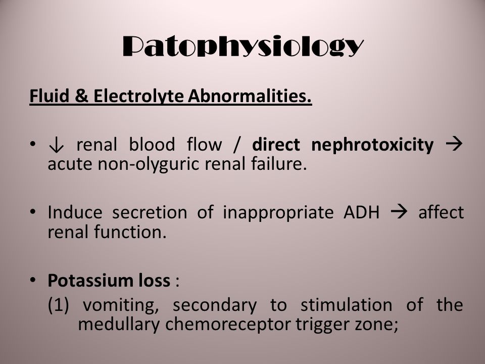 Patophysiology Fluid & Electrolyte Abnormalities.