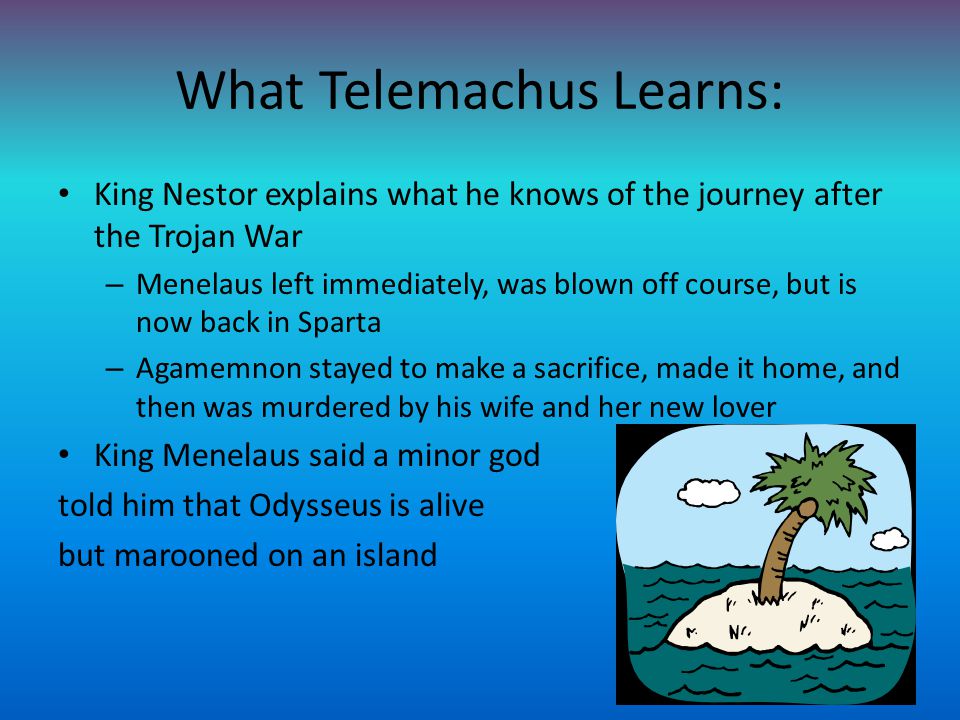 telemachus journey