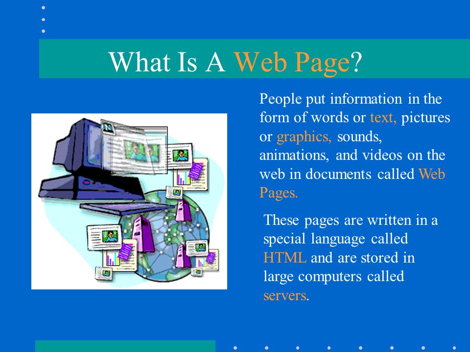 What Is A Web Page.