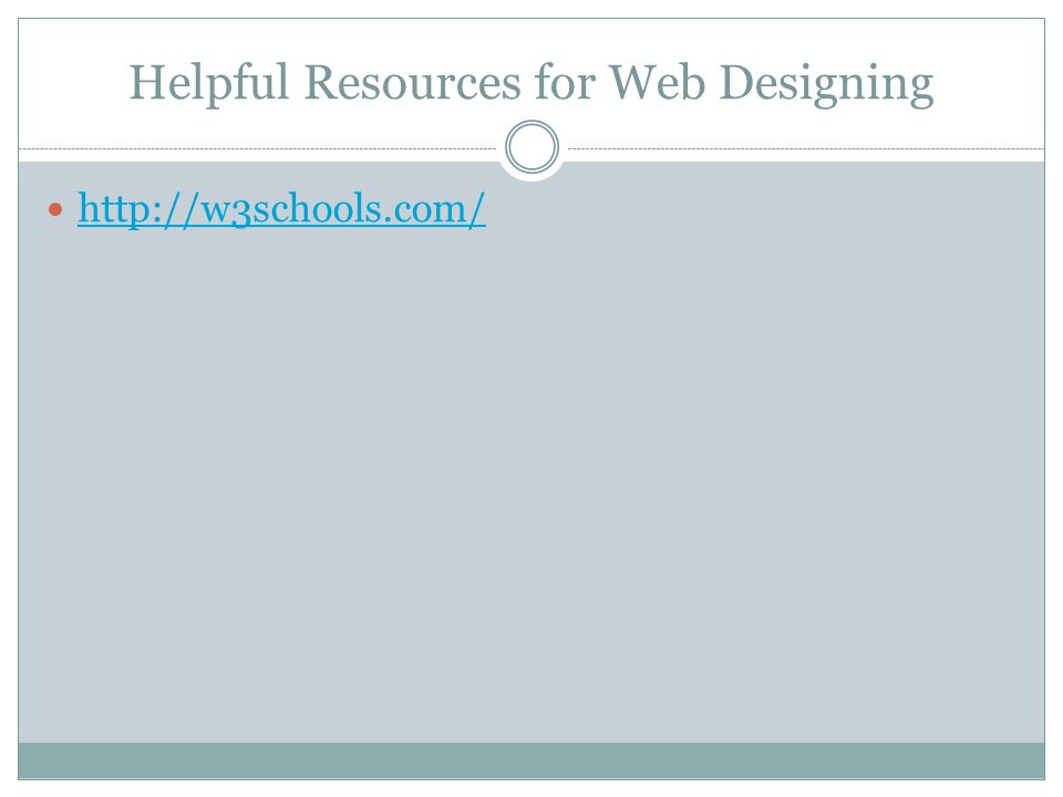 Helpful Resources for Web Designing