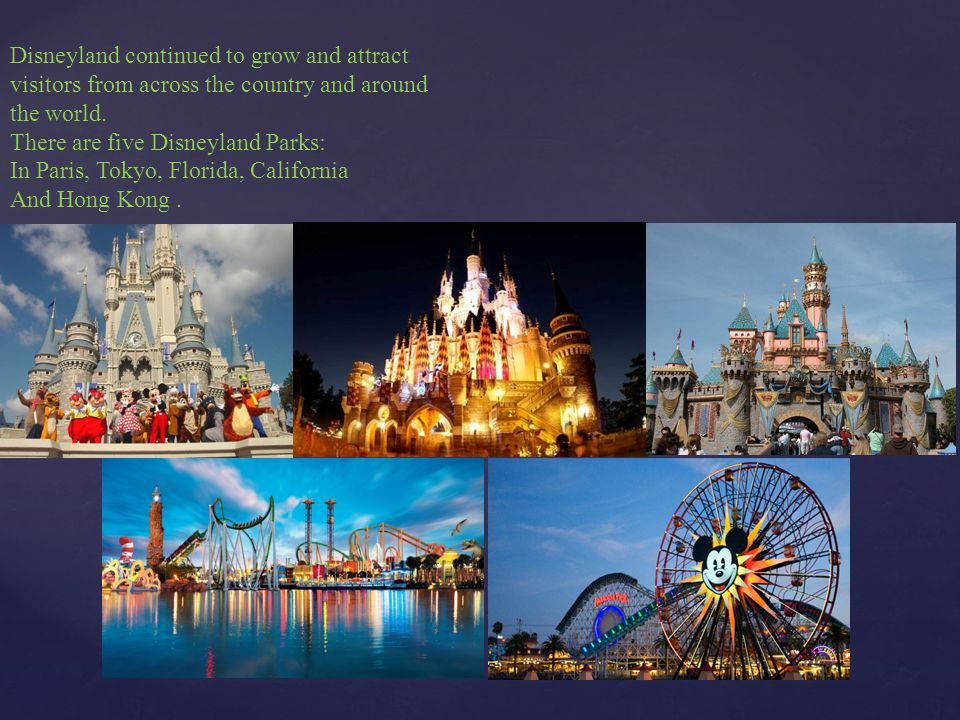 Disneyland continued to grow and attract visitors from across the country and around the world.