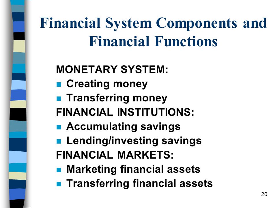 Definition of a financial system Definition of a financial system financial coordinator resume
