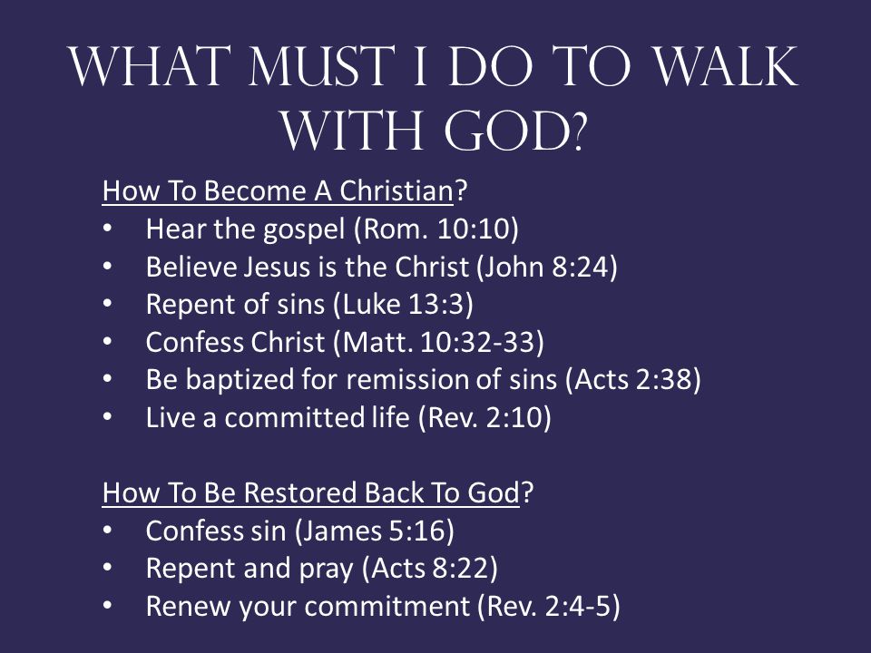 How To Become A Christian. Hear the gospel (Rom.