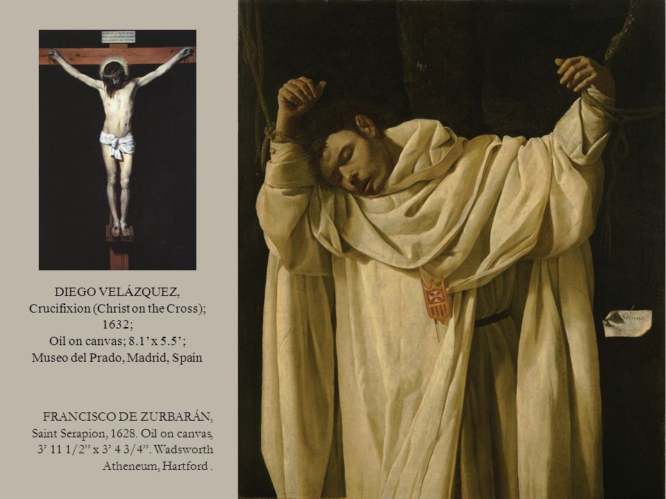 FRANCISCO DE ZURBARÁN, Saint Serapion, Oil on canvas, 3’ 11 1/2 x 3’ 4 3/4 .
