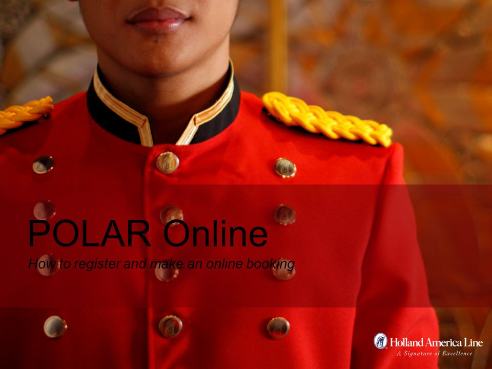 How to register and make an online booking POLAR Online
