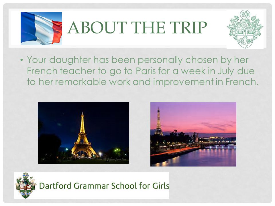 JULY 12 - JULY PARIS TRIP 2015 Year 9