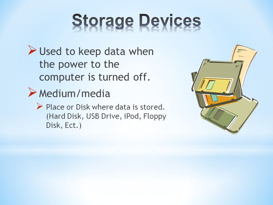  Used to keep data when the power to the computer is turned off.
