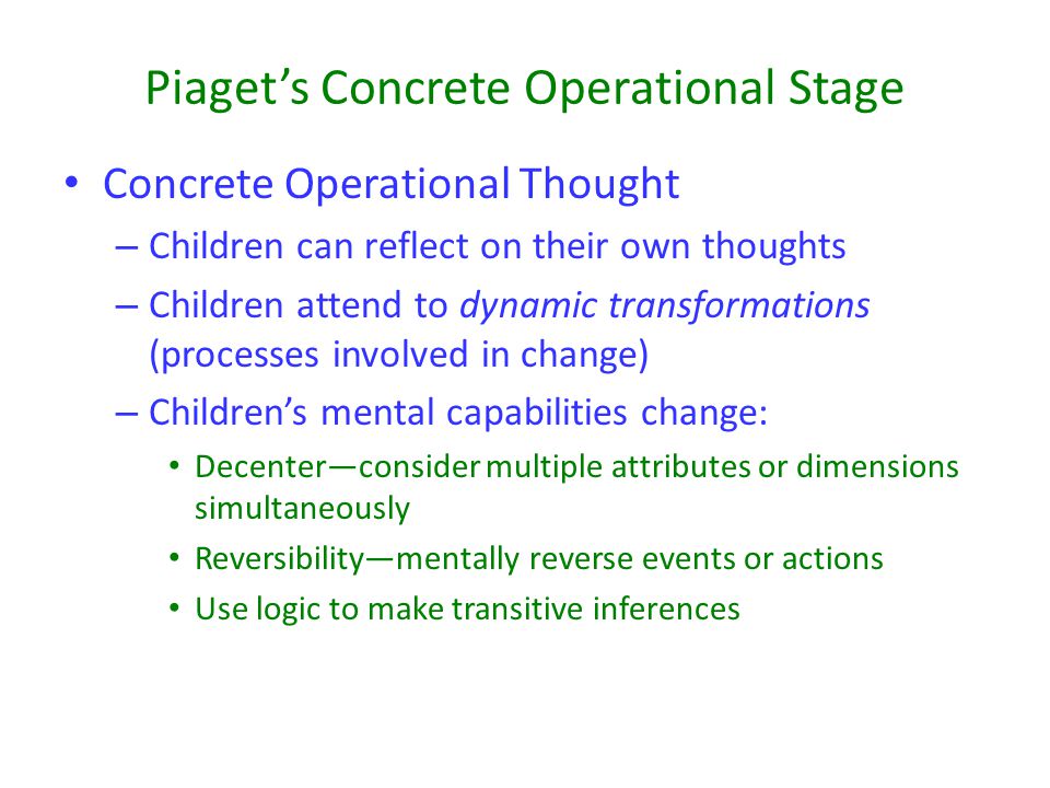 with concrete operational thought children can