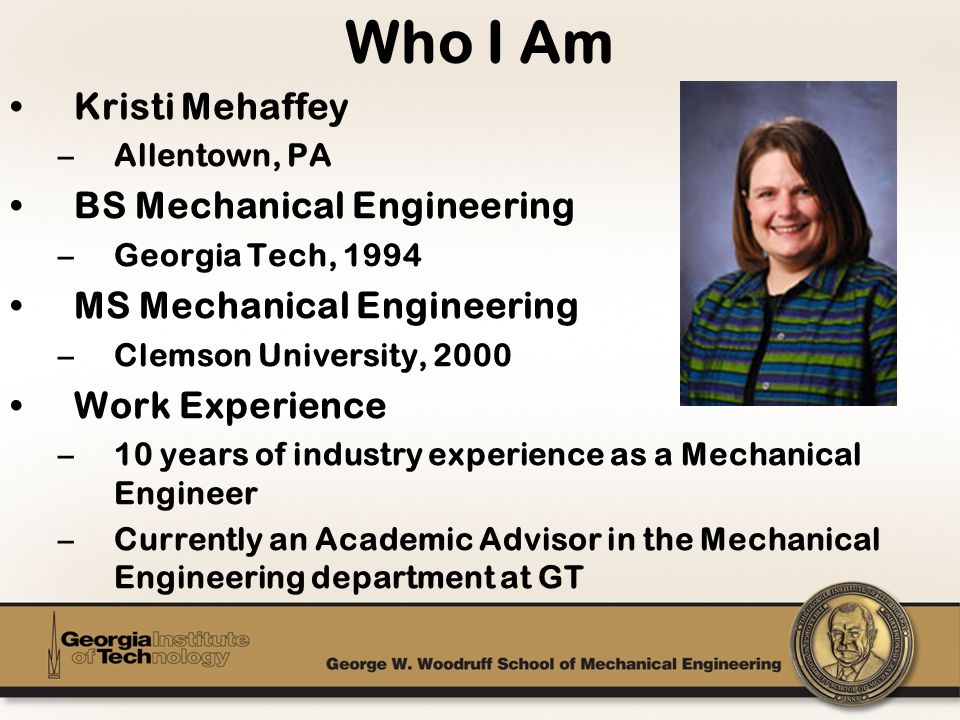 The George W. Woodruff School of Mechanical Engineering at Georgia Tech. -  ppt download