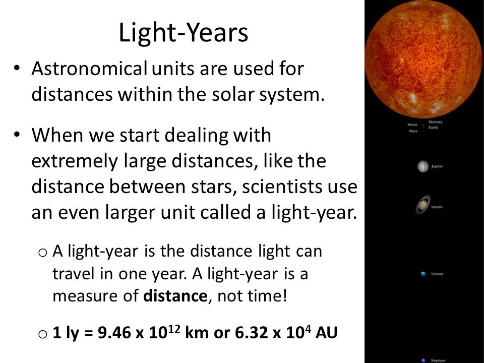 Distances In Astronomy Which Unit Would You Use To Measure