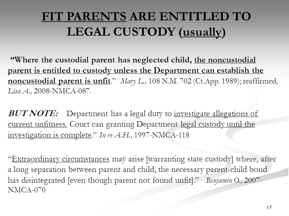 custodial parent definition
