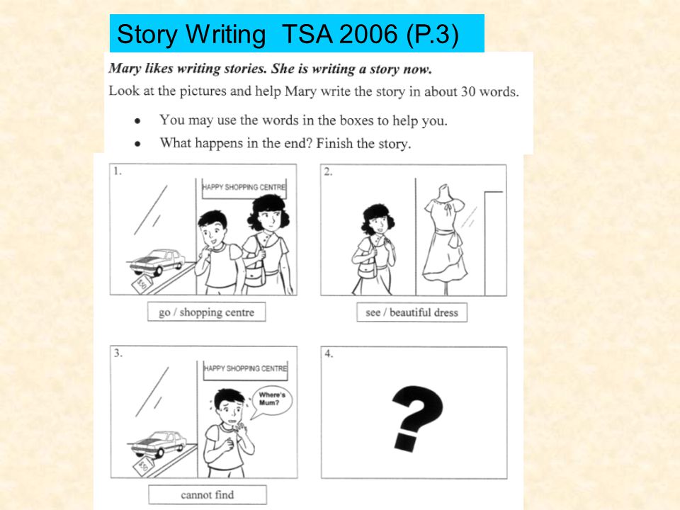 Story Writing TSA 2006 (P.3)