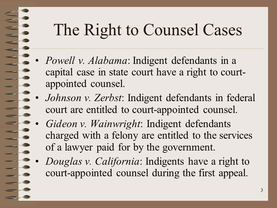 3 The Right to Counsel Cases Powell v.