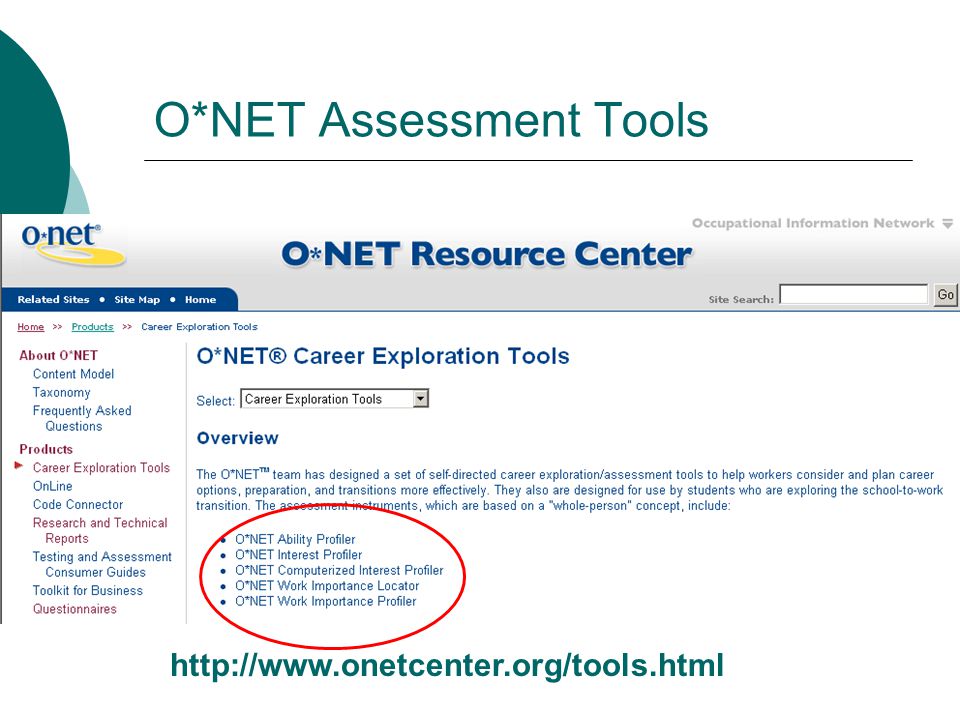 O*NET Resource Center