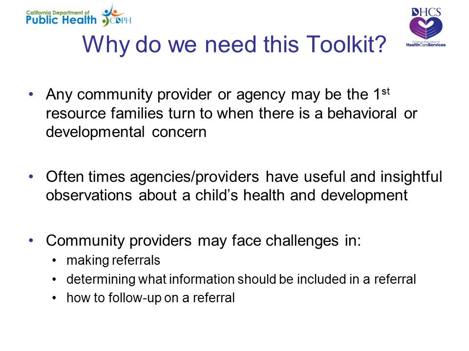 Why do we need this Toolkit.