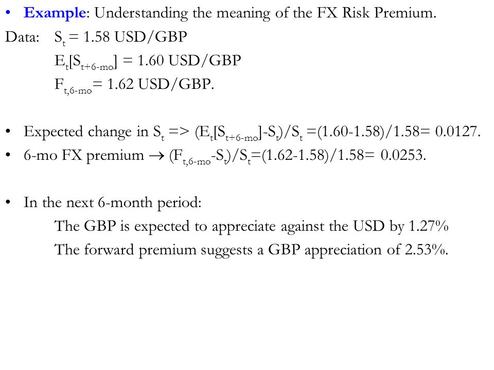 Parity Conditions Irp Ppp Ife Eh Rw Arbitrage In Fx Markets - 