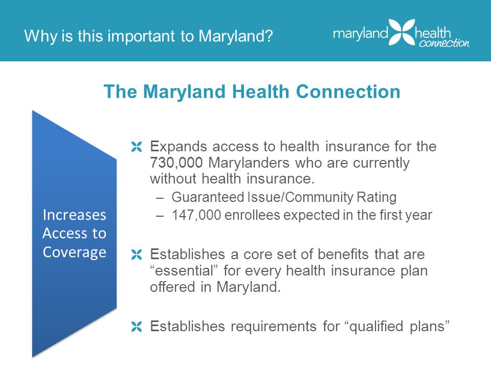 Why is this important to Maryland.