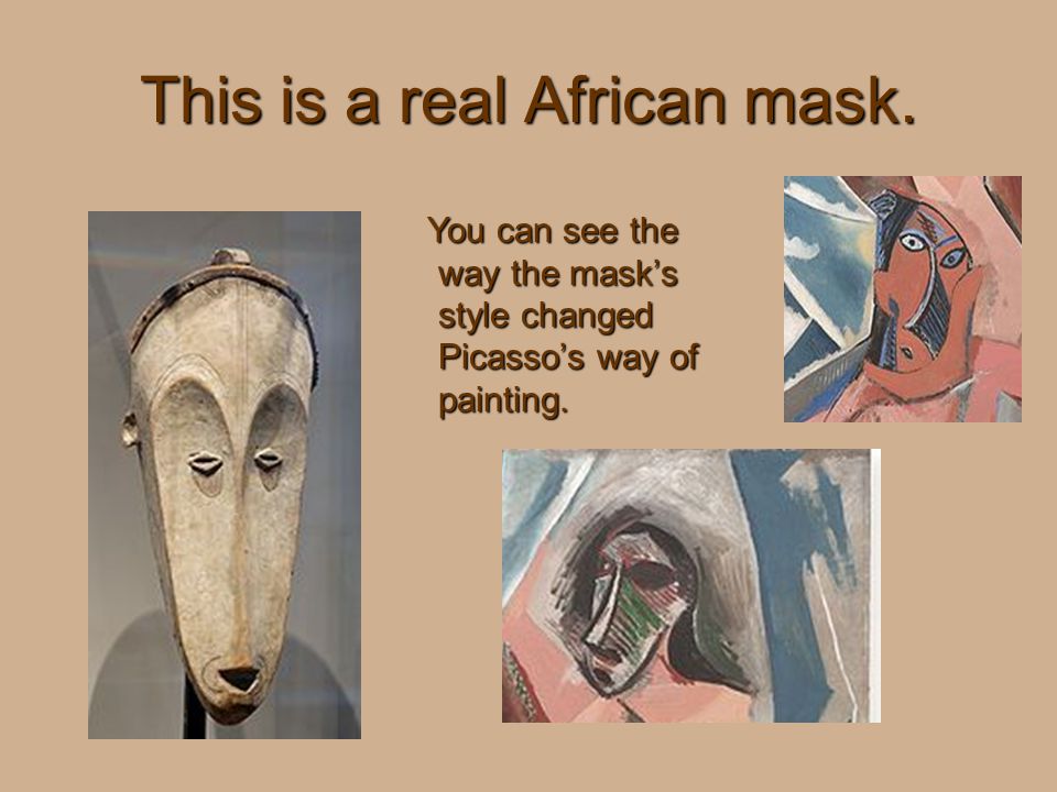 This is a real African mask.