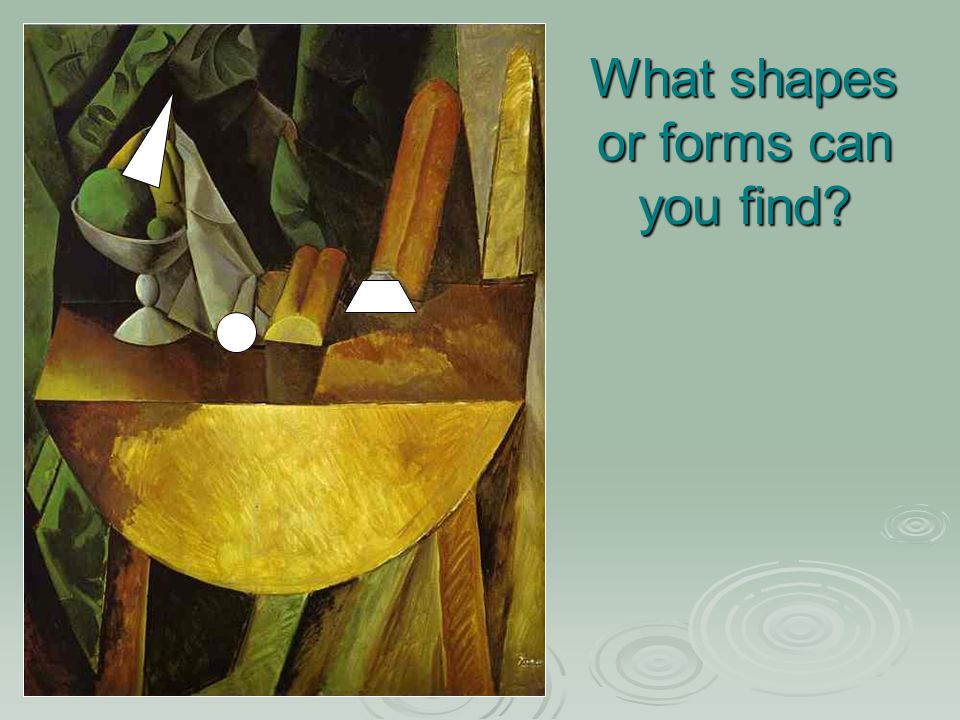 What shapes or forms can you find