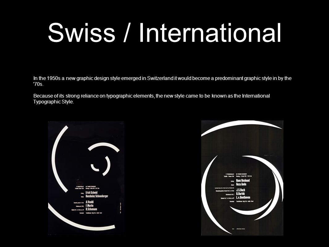 swiss international graphic design