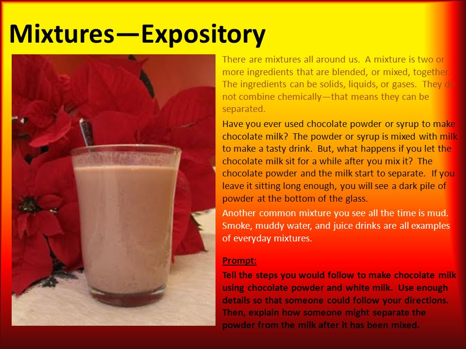 Mixtures—Expository There are mixtures all around us.